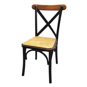 SILLA CROSSBACK LUX A/M ASIENTO MADERA