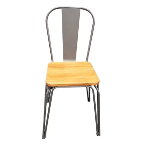 SILLA HOLIX Varilla ASIENTO MADERA