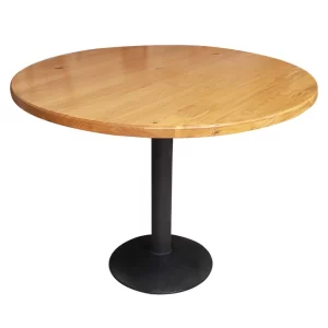 CUBIERTA DE 90 X 90 TABLON PINO REDONDA