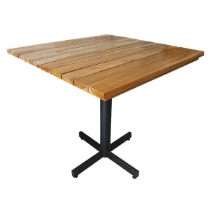 CUBIERTA DE 80 X 80 REGILLA TECA