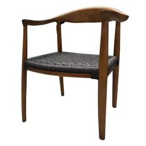 SILLA WEGNER MADERA OLMO ASIENTO TEJIDO